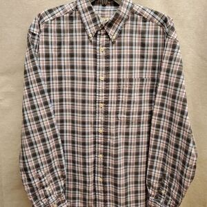 Eddie Bauer Plaid Men's Long Sleeve Shirt in Size M